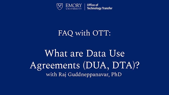 OTT: Data Use Agreements FAQ
