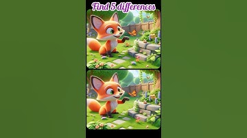 Find 5 Differences #shorts #findthedifferences #puzzle