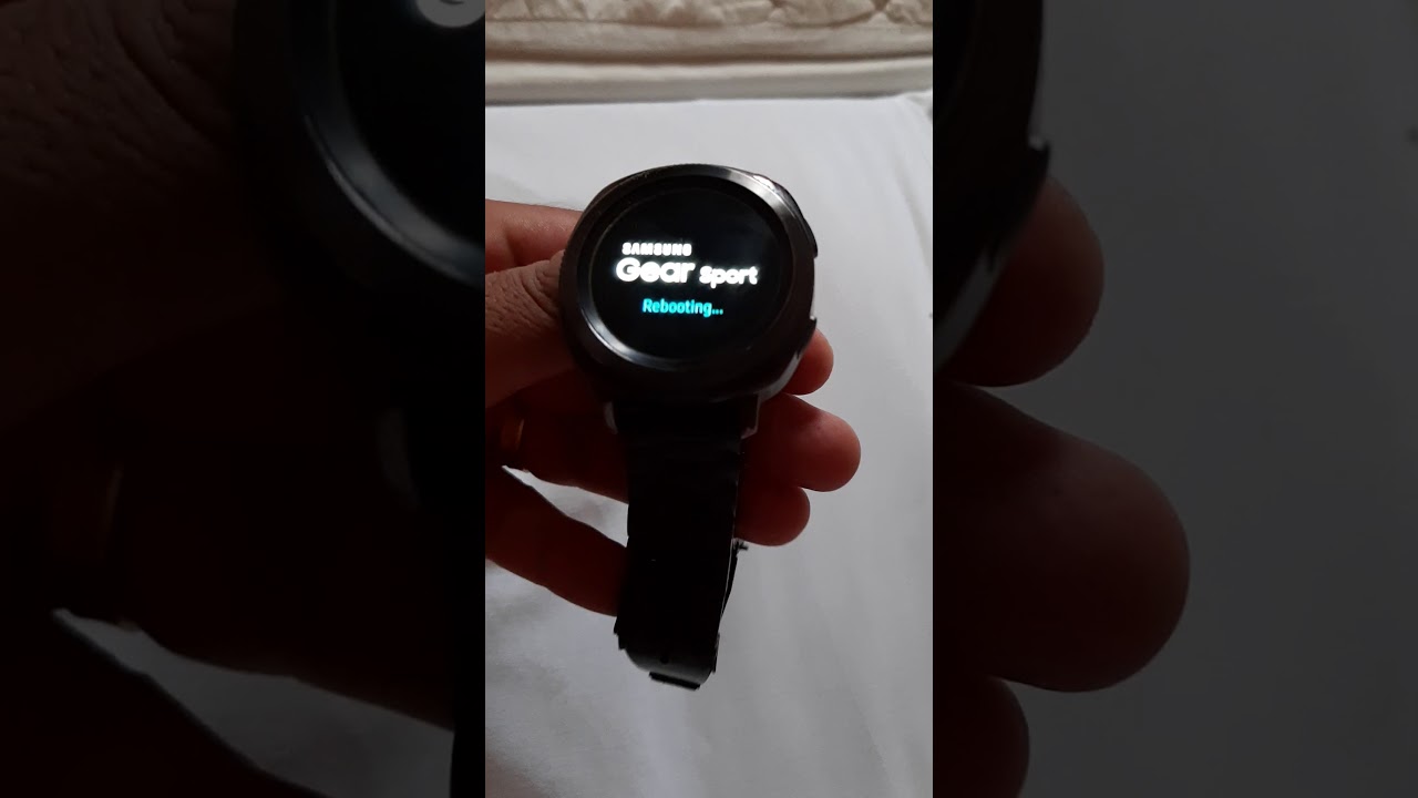 Samsung Gear sport rebooting loop - YouTube