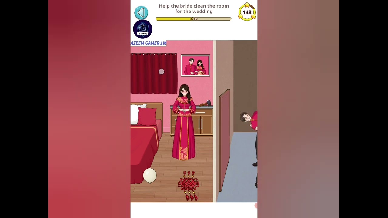 Brain Puzzle Tricky Test Level 38 |Help The Bride Clean The Room For Wedding| Walkthrough Solution