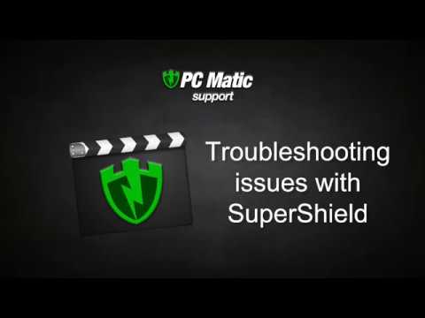 Troubleshooting issues with Supershield