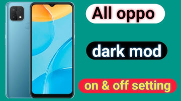 oppo a15 dark mode setting | oppo a15 me dark mode Kaise set Kare | dark mode setting