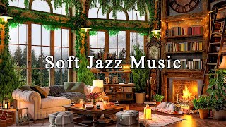 Jazz Relaxing Music to Work, Relax ☕ Soft Jazz Music & Fireplace Sounds at Cozy Coffee Shop Ambience screenshot 4