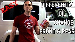 Jeep Wrangler Differential Oil Change by Urban Master Experiment 3,092 views 2 years ago 8 minutes, 56 seconds