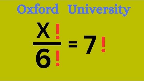 A Beautiful Factorial Problem | You should know it  | Olympiad Algebra Equation |