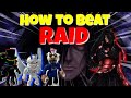 How to BEAT Raid with only 3 people in ALL STAR Tower Defense