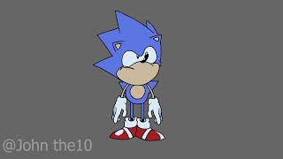 Sonic Toei Test(Animation)