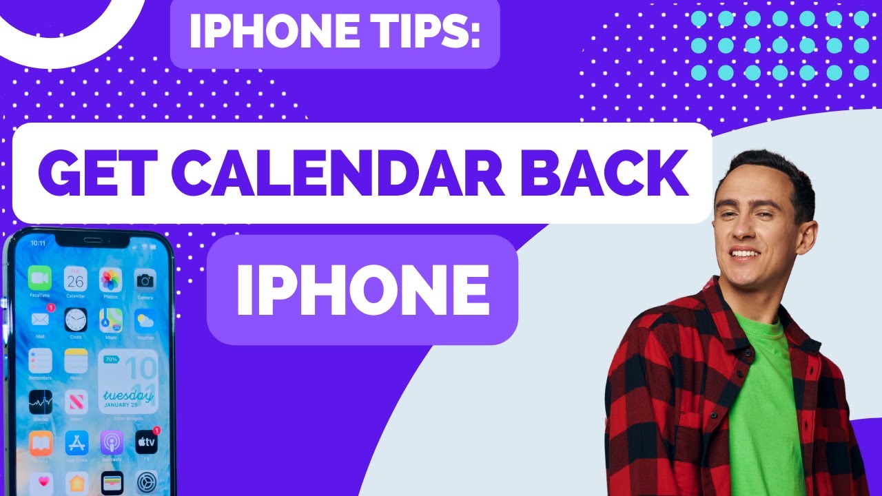 How to Get the Calendar App Back on iPhone YouTube