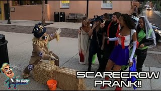 SCARECROW Prank -- Funny Reactions Video 2021