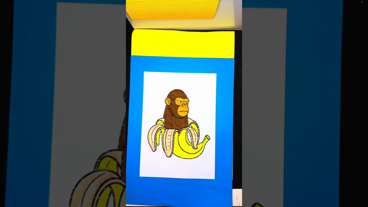 How to coloring Chimpanzini Bananini [4K HDR HLG]