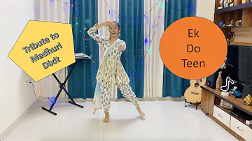 Tribute to Madhuri Dixit | Ek Do Teen | Anushka Sen