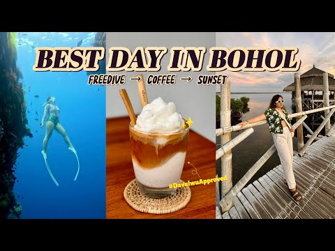 LAST DAY IN BOHOL🔥: Freediving, Epic Sunset & the BEST Coconut Coffee!🥥🌴 | Davalwu TV