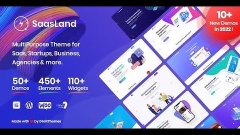 Best MultiPurpose WordPress Theme for Technology, Saas, Startup & Web Hosting | Saasland