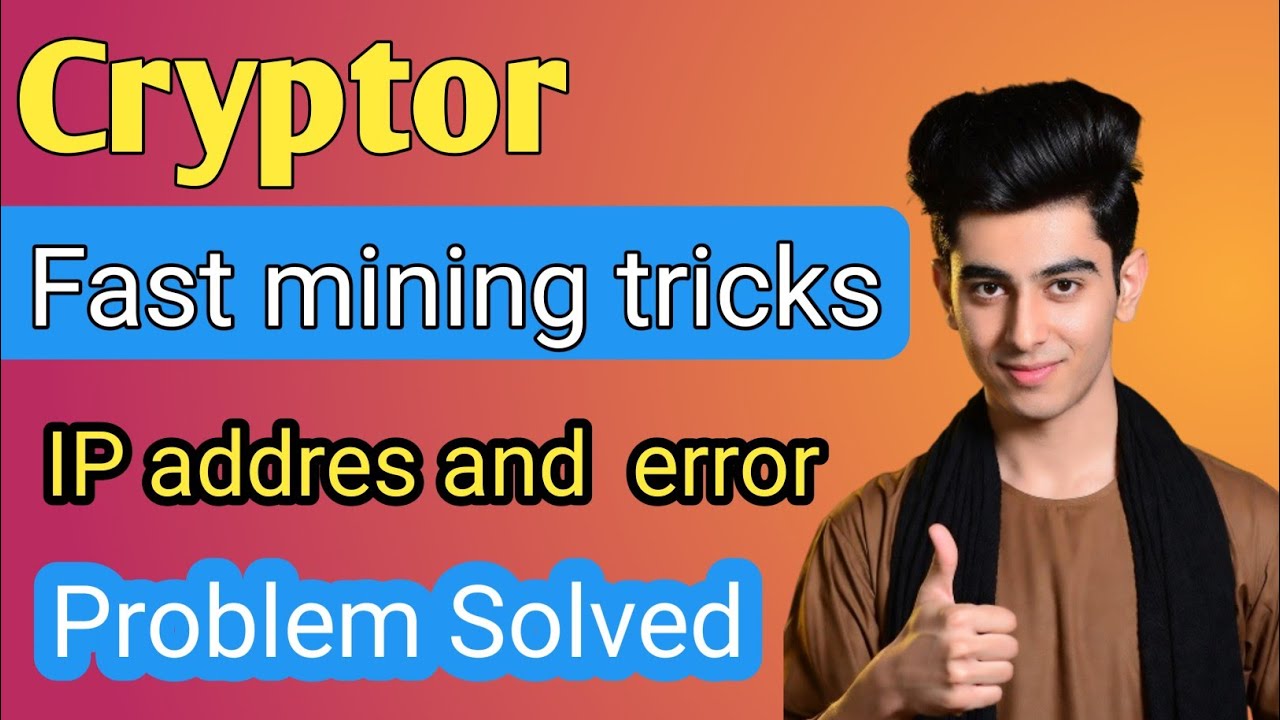 Cryptor plus 3 update today | fast mining tricks | acount creating problem solved