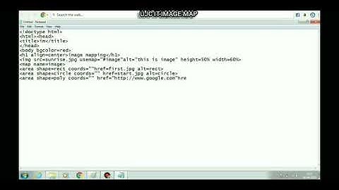 Chapter1:- Advanced web designing(Image mapping)