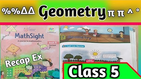 Geometry Class 5 Maths Sight |Chapter 7 Geometry  | Maths Sight Class 5| Harsh Public School
