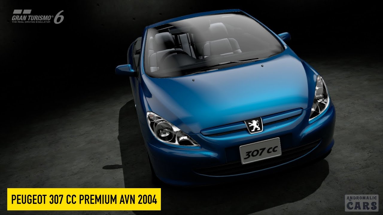 Peugeot 307 CC Premium AVN 2004 - Gran Turismo 6 (PS3) With Voice