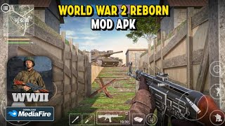 MIRIP BANGET CODM!! Download World War 2 : Reborn Mod Apk OFFLINE No Password Link Mediafire screenshot 4