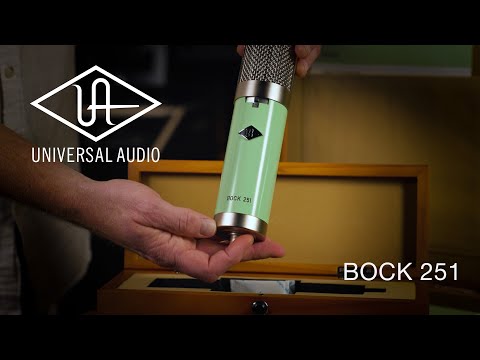 Ламповий студійний мікрофон UNIVERSAL AUDIO BOCK 251, видео 2