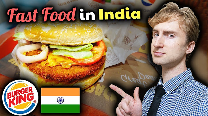 BURGER KING INDIA: Tasting 5 Indian Burgers for the First Time!