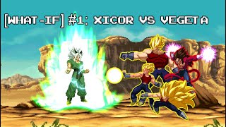 [What-if MOVIE] Vegeta vs Xicor (Super Saiyan 4 vs Ultimate Form) Dragon Ball AF