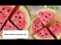 Trending watermelon icecream recipe 😍🍉 only 3 ingredients icecream 💕 #trending #icecream #recipes