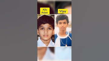 Vijay And Allu Arjun Life Journey Age Transformation 🌟📸 #Vijay #AlluArjun #Pushpa2TheRuleTrailer