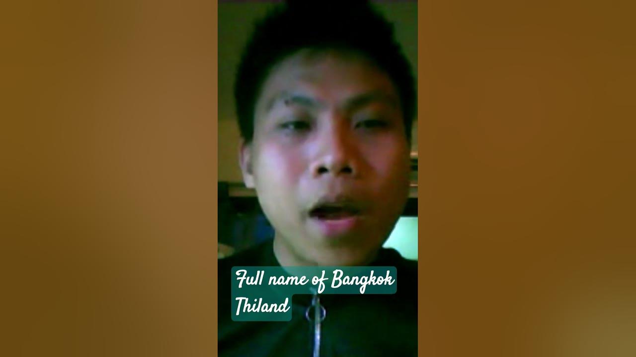 Full Name Of Bangkok YouTube full-name-of-bangkok-youtube