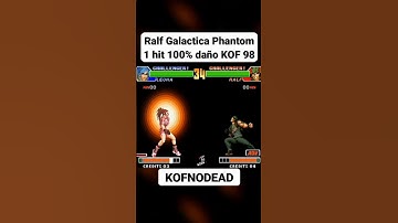 Ralf Galactica Phantom vs Leona Heidern KOF 98 #kofnodead #kof #kof98 #arcade #shorts #arcadegames