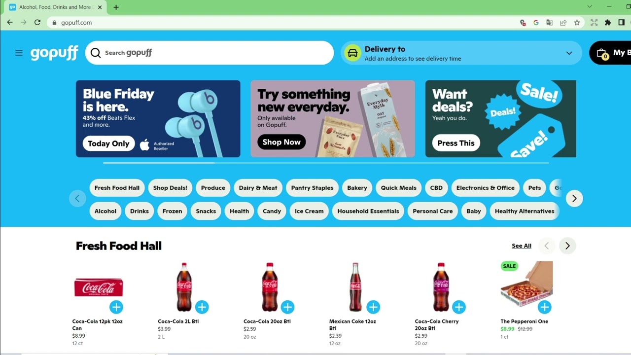 Gopuff Promo Code | Gopuff coupon code | Gopuff discount code