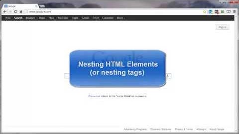 HTML Nesting Tutorial