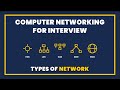 Types of Network ( Part 1 ) | PAN, LAN, CAN, MAN, WAN Explained