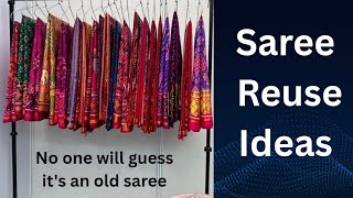 Trendy outfit from old saree / पुरानी साड़ी से बनाये कुछ डिफरेंट outfit #sareereuse #creativemaa 