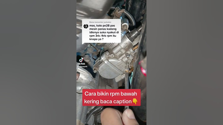 Penyebab Idle Nyangkut lambat turun Karburator #karbupe #karburator #karbupwk #satriafu