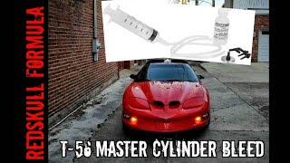 Bleeding a LS1 T-56 Master Cylinder the CHEAP and EASY way