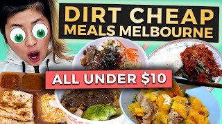 10 Dirt CHEAP MEALS in Melbourne UNDER $10 (that are actually good)