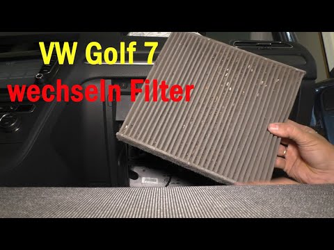 Pollenfilter wechseln Volkswagen Golf 7 (Innenraumfilter) 