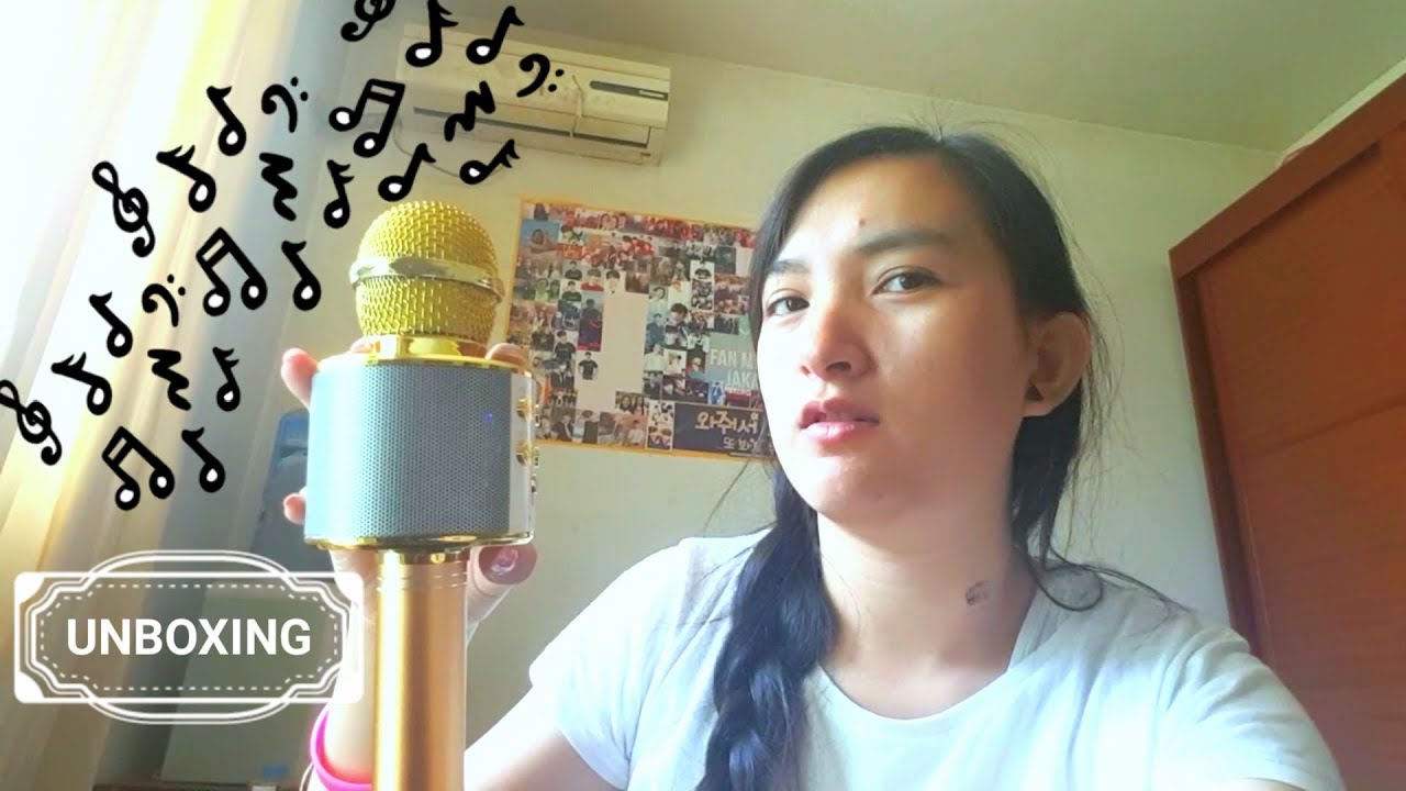 [UNBOXING] My New Wireless KARAOKE Microphone YouTube