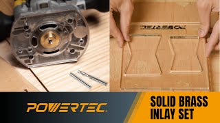 How to Make Perfect Butterfly Joints Solid Brass Router Inlay Kit | Woodworking Tools & Accessories