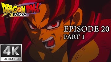 Goku SSJ4 vs Goma (4K 60)  DB DAIMA EP 20