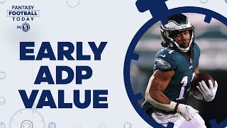 EARLY ADP VALUES: FAVORITE DRAFT TARGETS & BIGGEST SURPRISES | 2022 FANTASY FOOTBALL ADVICE
