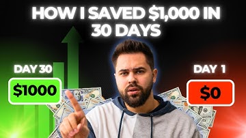 How I Saved $1,000 in Just 30 Days (Without Earning More)