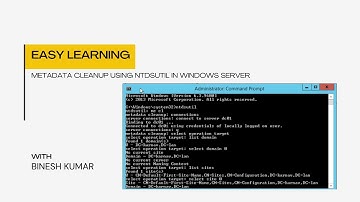 How to demote an Active Directory Domain Controller || Metadata Cleanup