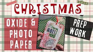 CHRISTMAS Oxide / Photo Paper Tags @KoalagpOfficial  #junkjournal #junkjournalideas