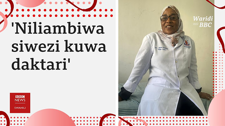 Safari ya Daktari bingwa wa kike wa upasuaji Tanzania