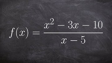 Learn how to find the holes of a rational function removable discontinuities