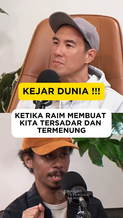 KETIKA RAIM MEMBUAT KITA TERSADAR DAN TERMENUNG