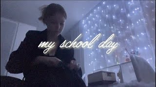 VLOG| my school day| подготовка к огэ