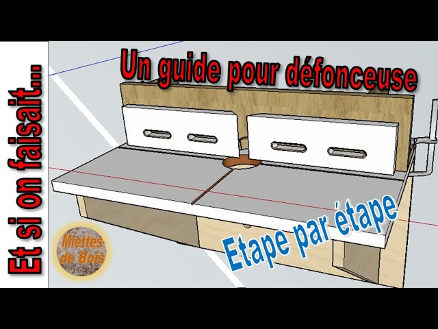 Technique de menuiserie : (re) Mettre la défonceuse sous table