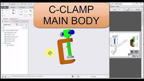 Main Body of C Clamp in Cre o For Beginner